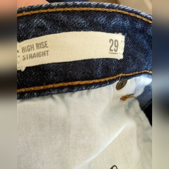 Harper High Rise Distressed Straight Ankle jeans - 29 - Picture 6 of 6